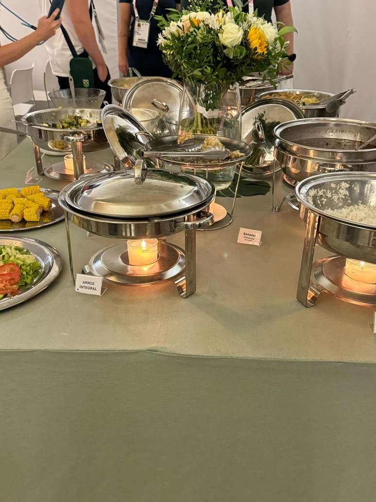 Time Brasil conta com pratos brasileiros 