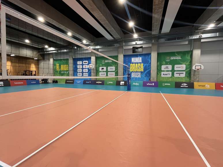 V&ocirc;lei conta com um espa&ccedil;o exclusivo para treinos