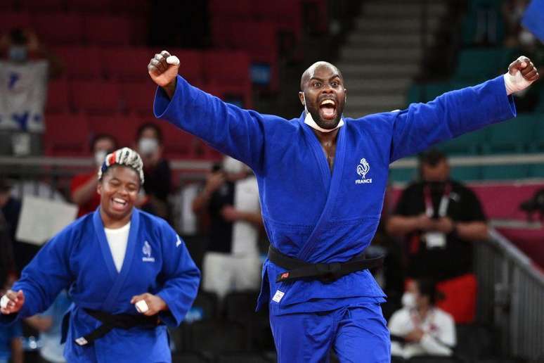 Teddy Riner ganhou três medalhas de ouro olímpicas.