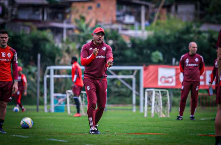 Elenco do Internacional em segundo dia de atividades de preparação para confronto com o Bahia pela Série A –