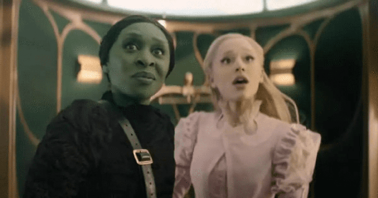 Ariana Grande mostra os cenários do filme 'Wicked'