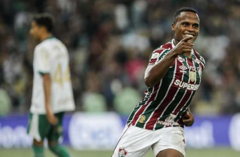 Arias marcou o gol da vitória do Fluminense sobre o Palmeiras –