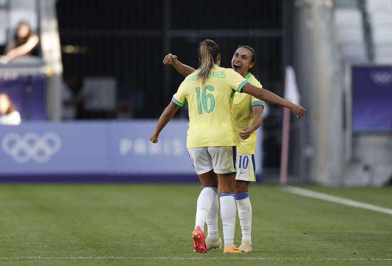 O Brasil não conquista uma medalha no futebol feminino desde 2008, quando foi prata em Pequim 