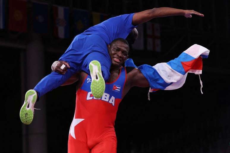 O cubano Mijaín López é uma das grandes glórias do esporte latino-americano.