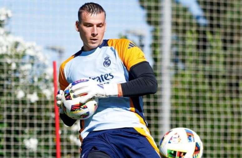 Lunin foi titular em quase toda a fase final da Liga dos Campeões –