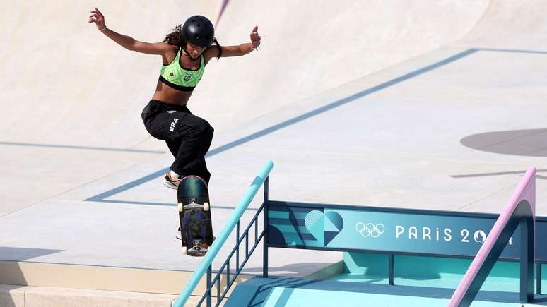 'Skate é para todo mundo', diz Rayssa Leal, vice-campeã em Tóquio 2021 e medalha de bronze em Paris 2024. Augusto Akio foi medalha de bronze no skate park