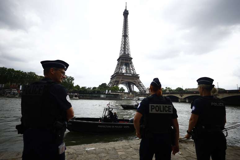 Policiamento em Paris 