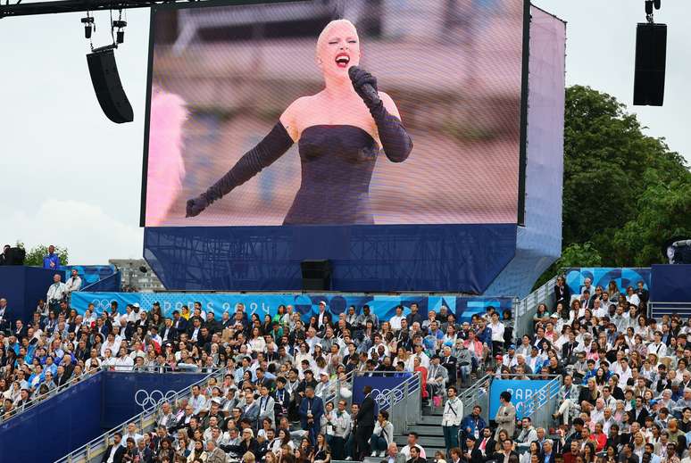 Lady Gaga na Cerimônia de Abertura de Paris-2024