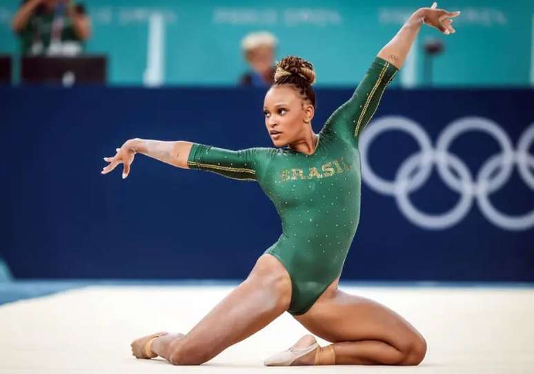 Rebeca Andrade é favorita a medalha em Paris-2024