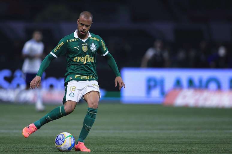 Mayke (Palmeiras) durante jogo contra o Cruzeiro, no dia 20.07.2024 