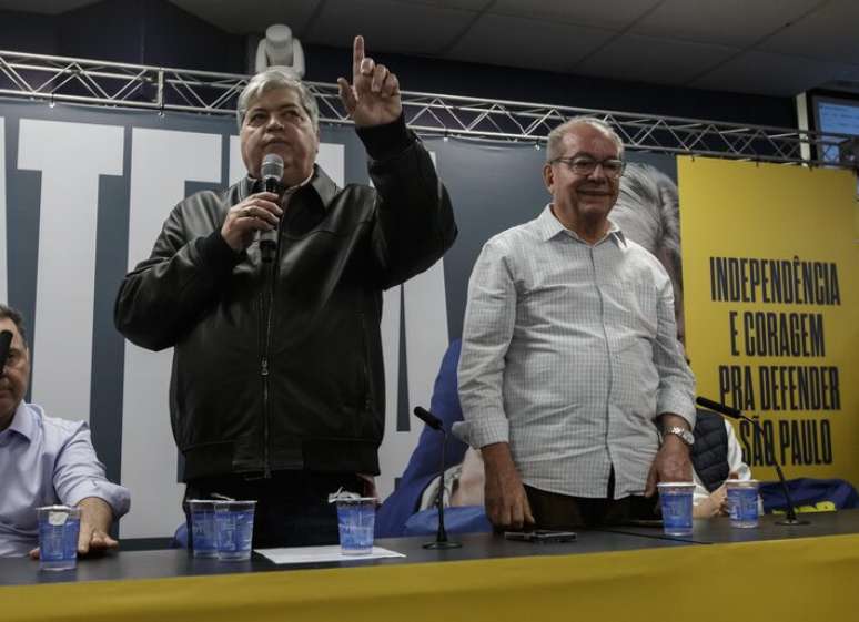 Convenção do PSDB define, na manhã deste sábado (27), Datena e José Anibal, candidatos a prefeito e vice, respectivamente, nas eleições municipais em São Paulo. FOTO Taba Benedicto/Estadão