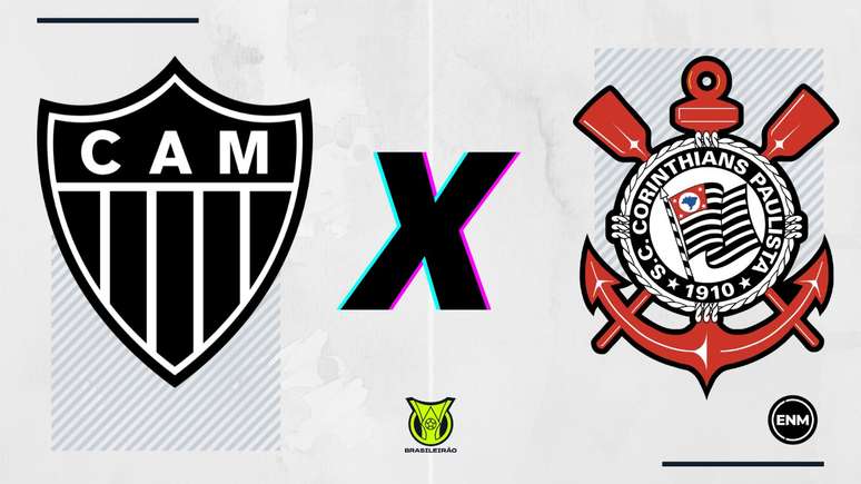 Atlético-MG recebe o Corinthians neste domingo. 