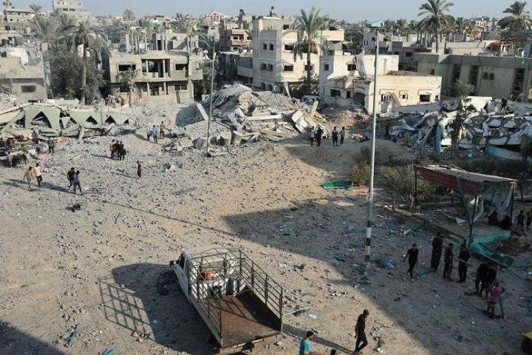 O Ministério da Saúde de Gaza disse que as vítimas do ataque eram civis e a maioria delas eram crianças