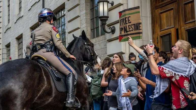 Protestos eclodiram em diversas universidades dos EUA contra a guerra em Gaza