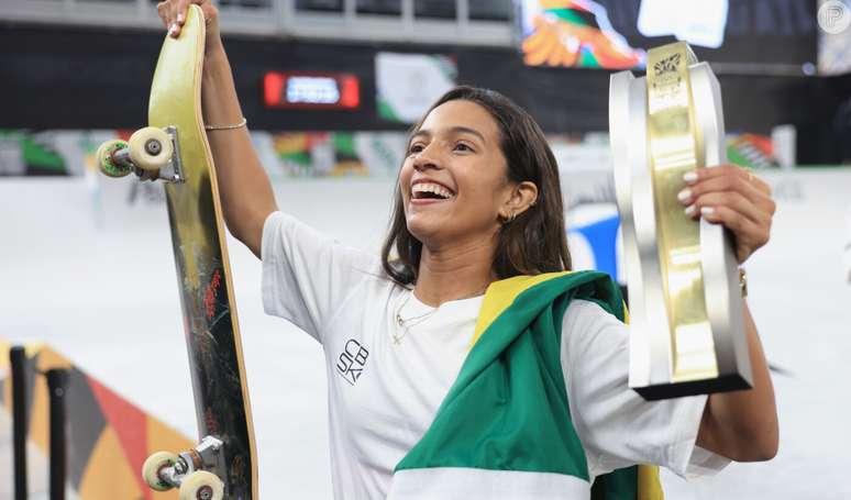 Rayssa Leal já está em Paris para disputar sua segunda Olimpíada, dessa vez, de olho na medalha de ouro.