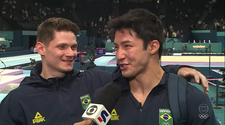 Arthur Nory chora ao ser eliminado na ginástica artística 