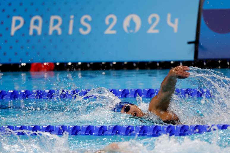 Jogos de Paris: Mafê Costa finaliza 400m livre 3s atrás da vencedora e fica em 7º