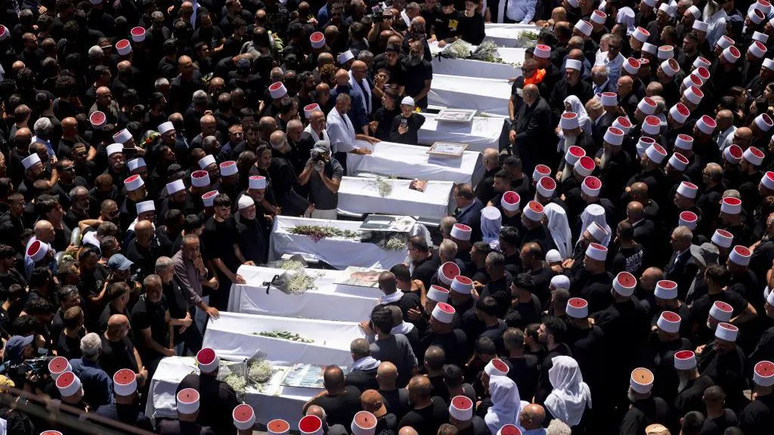 Funerais dos mortos em Majdal Shams