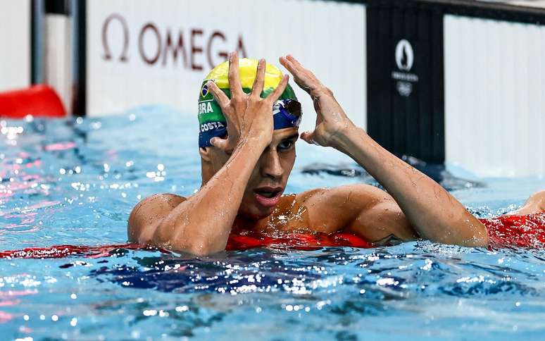 Guilherme Cachorrão ficou em quinto na final dos 400m na natação