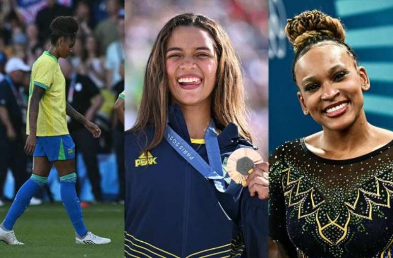 Brasil perde no futebol. Rayssa ganha uma das três medalhas do Brasil neste domingo. Rebeca arrasa nas eliminatórias da ginástica