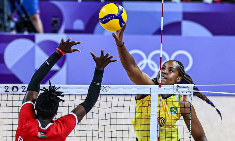 Brasil x Quênia no vôlei feminino dos Jogos Olímpicos de Paris