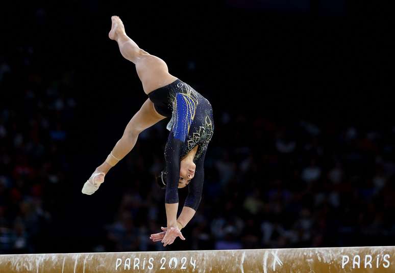 Julia Soares na trave; ginasta garantiu vaga para a final