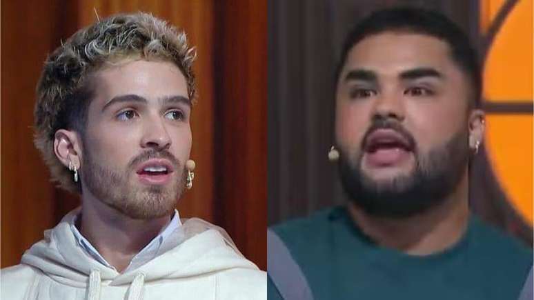 João Guilherme e Lucas Guedez em programa de Virginia Fonseca no SBT