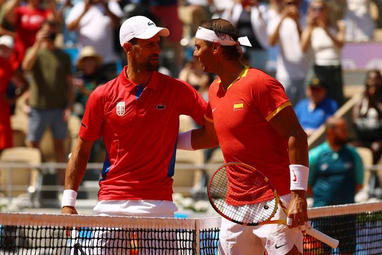 Novak Djokovic e Rafael Nadal medem forças nos Jogos Olímpicos