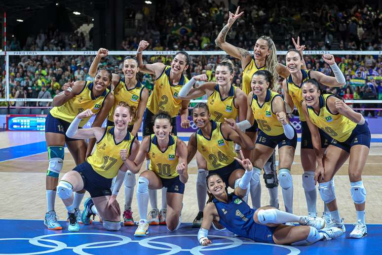 Seleção Brasileira feminina de vôlei ganhou do Quênia nesta segunda-feira, 29, na Olimpíada de Paris