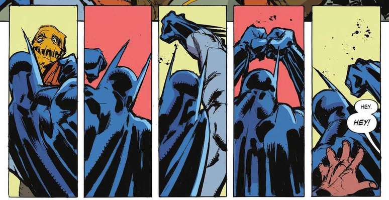 Batman já adora espancar pessoas, e quando ele tem uma razão a mais, então... (Imagem: Reprodução/DC Comics)