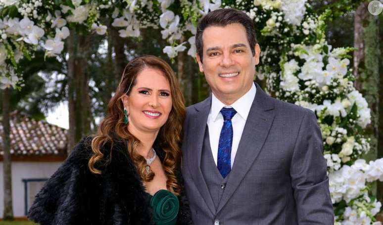 Celso Portiolli faz aparição rara em casamento com a esposa Suzana Marchi; relembre o começo do casal .