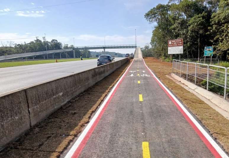 Trecho de ciclovia na Rodovia dos Imigrantes era demanda antiga de cicloativistas