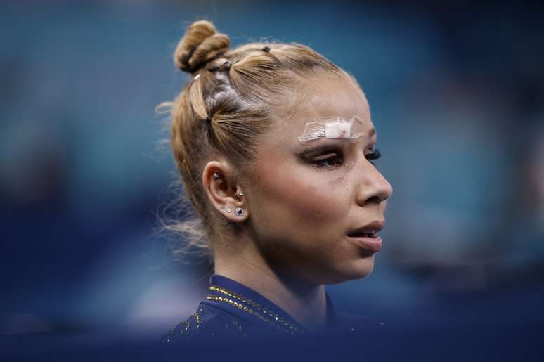 Ginasta brasileira Flavia Saraiva 