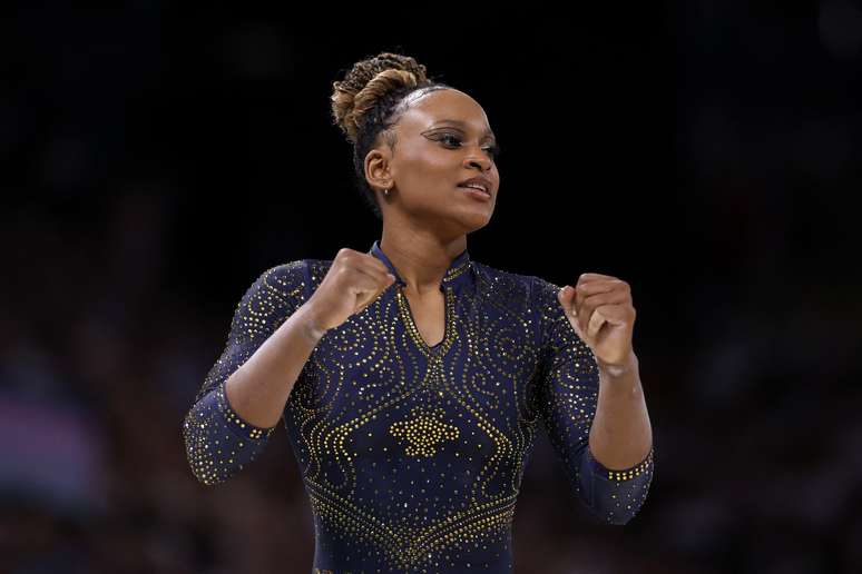 Rebeca Andrade na Olimpíada de Paris