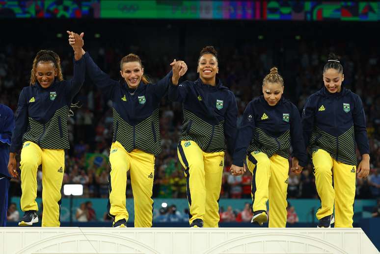 Equipe brasileira conquistou bronze inédito na ginástica artística