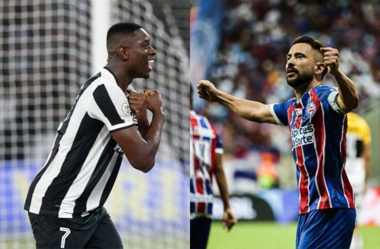 Botafogo மற்றும் Bahia கோபா டூ பிரேசில் புகைப்படங்கள்: விட்டோர் சில்வா / BFR மற்றும் Letícia Martins/EC Bahia