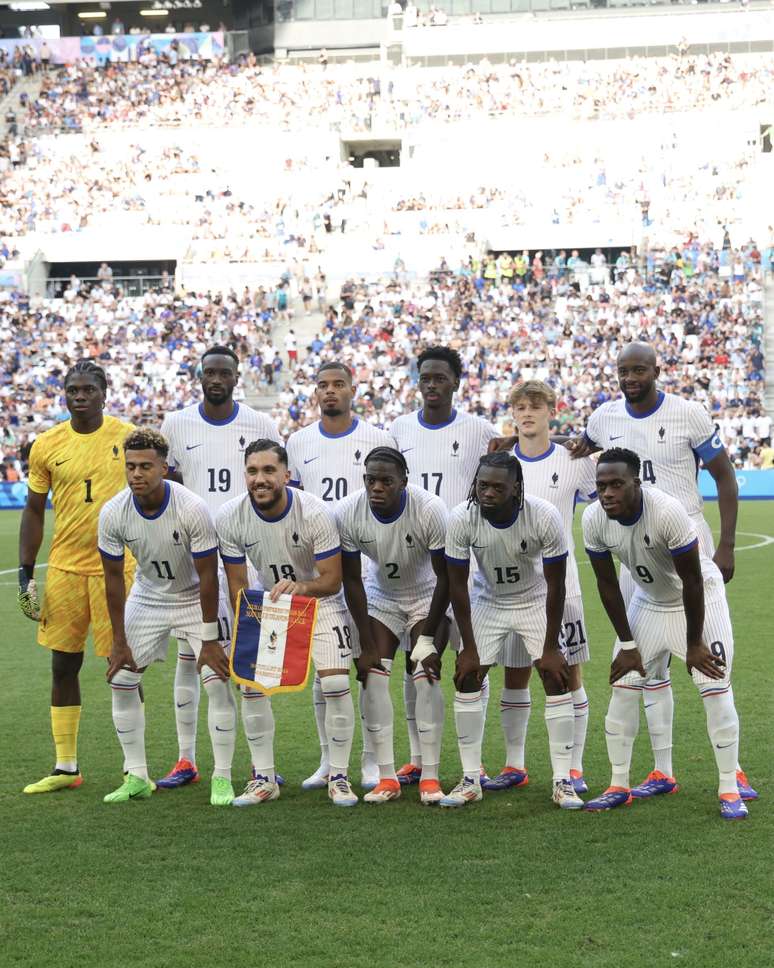 França terminou 100% a primeira fase do futebol das Olimpíadas 