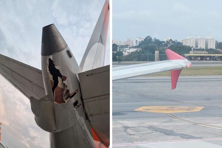 Aviões da Gol e Latam colidiram em solo no aeroporto de Congonhas