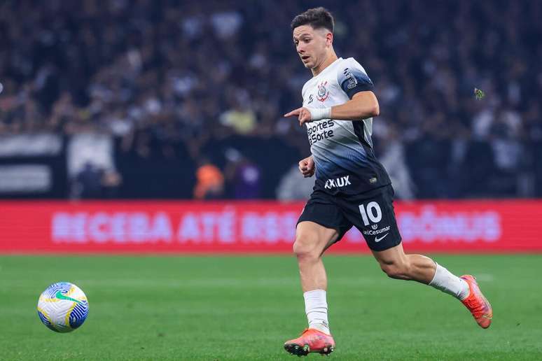 Rodrigo Garro (Corinthians) durante jogo contra o Grêmio, no dia 25.07.2024 