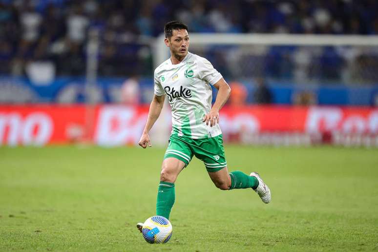 Luis Oyama (Juventude) durante jogo contra o Cruzeiro, no dia 24.07.2024 