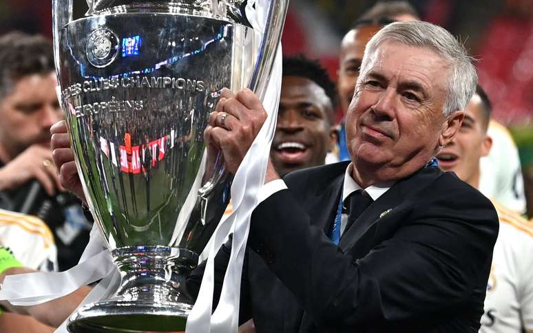 Ancelotti foi campeão da Champions League 2023/24