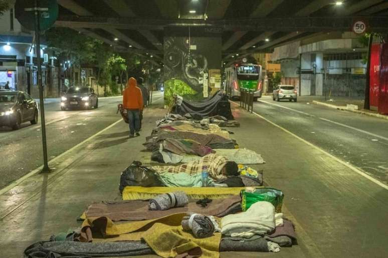 Apenas em maio deste ano, três pessoas em situação de rua morreram em São Paulo por suspeito de hipotermia