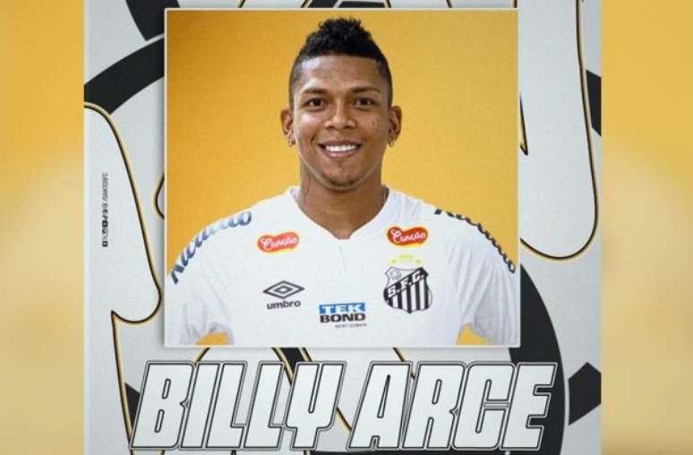 Santos anuncia Billy Arce