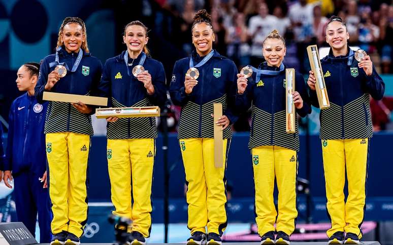 Equipe feminina de ginástica artística conquistou a medalha de bronze