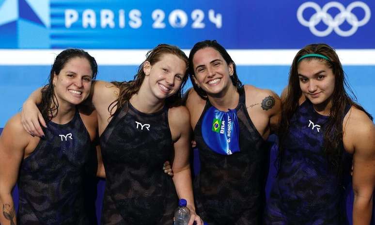 Brasil na final do revezamento feminino 