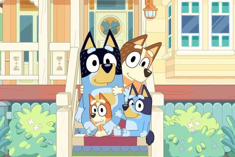 Série de animação "Bluey" encanta por apresentar diversos personagens caninos, cada um com as suas próprias características