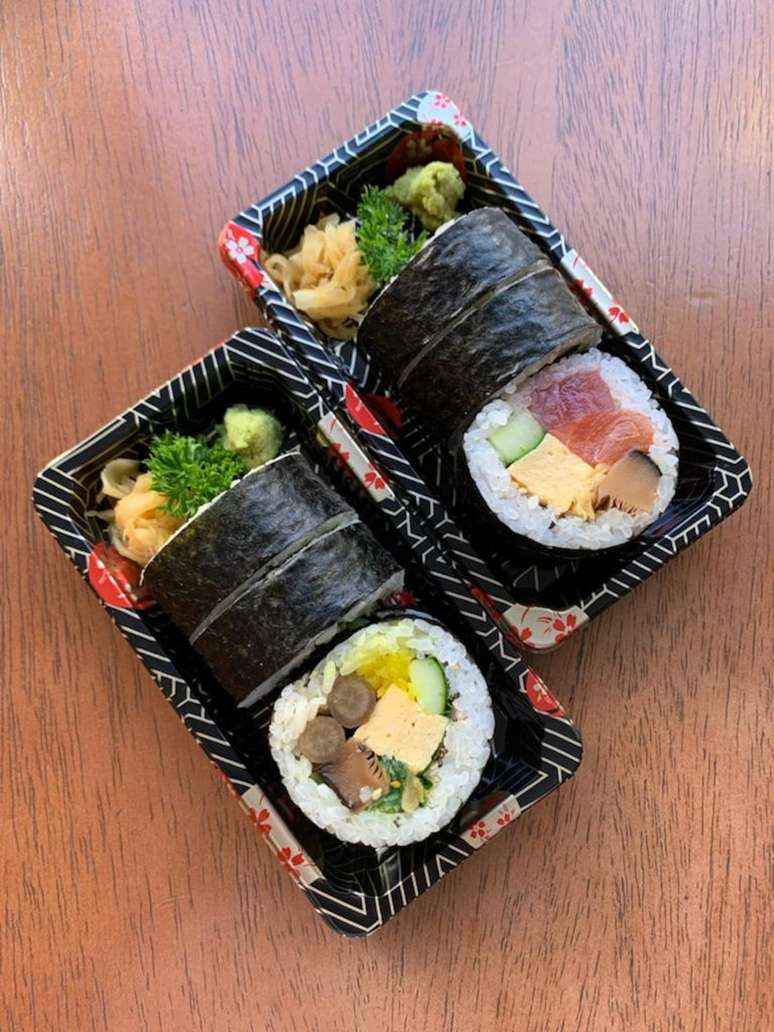 O futomaki é uma das pedidas do Sozai Japanese Deli para o evento comemorativo