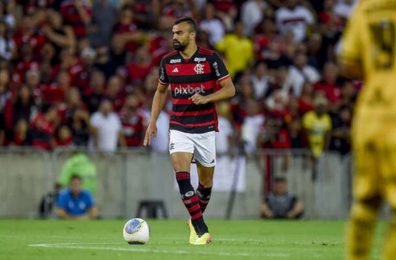 Fabrício Bruno em campo pelo Flamengo –