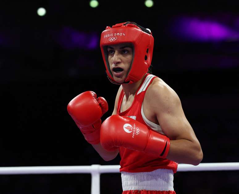 A pugilista argelina Imane Khelif