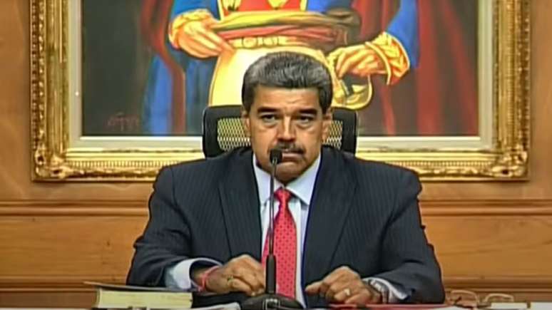 Nicolás Maduro, presidente da Venezuela, fala a jornalistas estrangeiros em coletiva